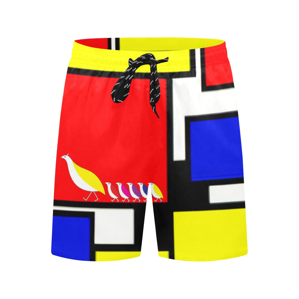 IYKYK Men's Mid-Length Beach Shorts Free Shipping