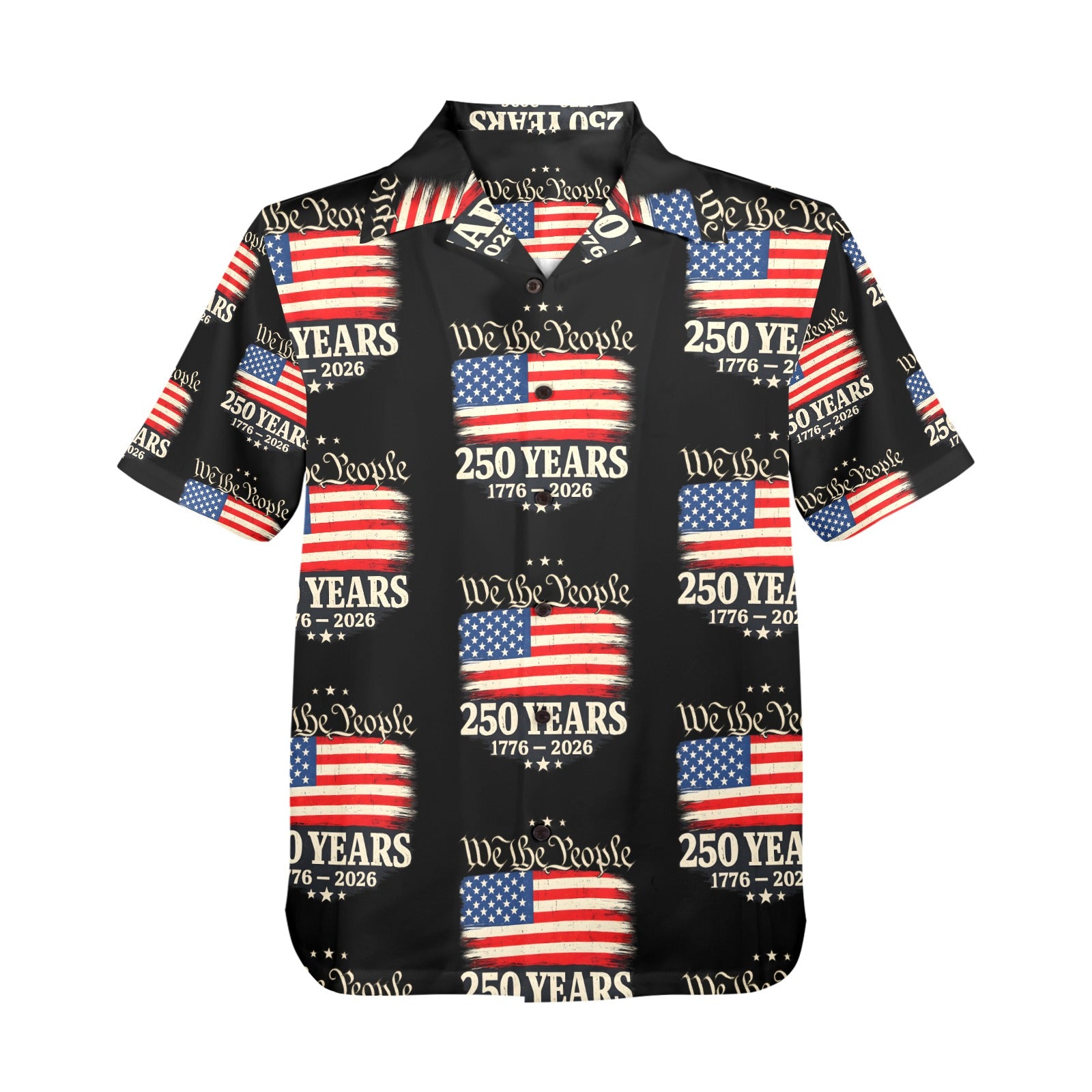Men's All Over Print Hawaiian Shirt Made In USA Ships to USA Only