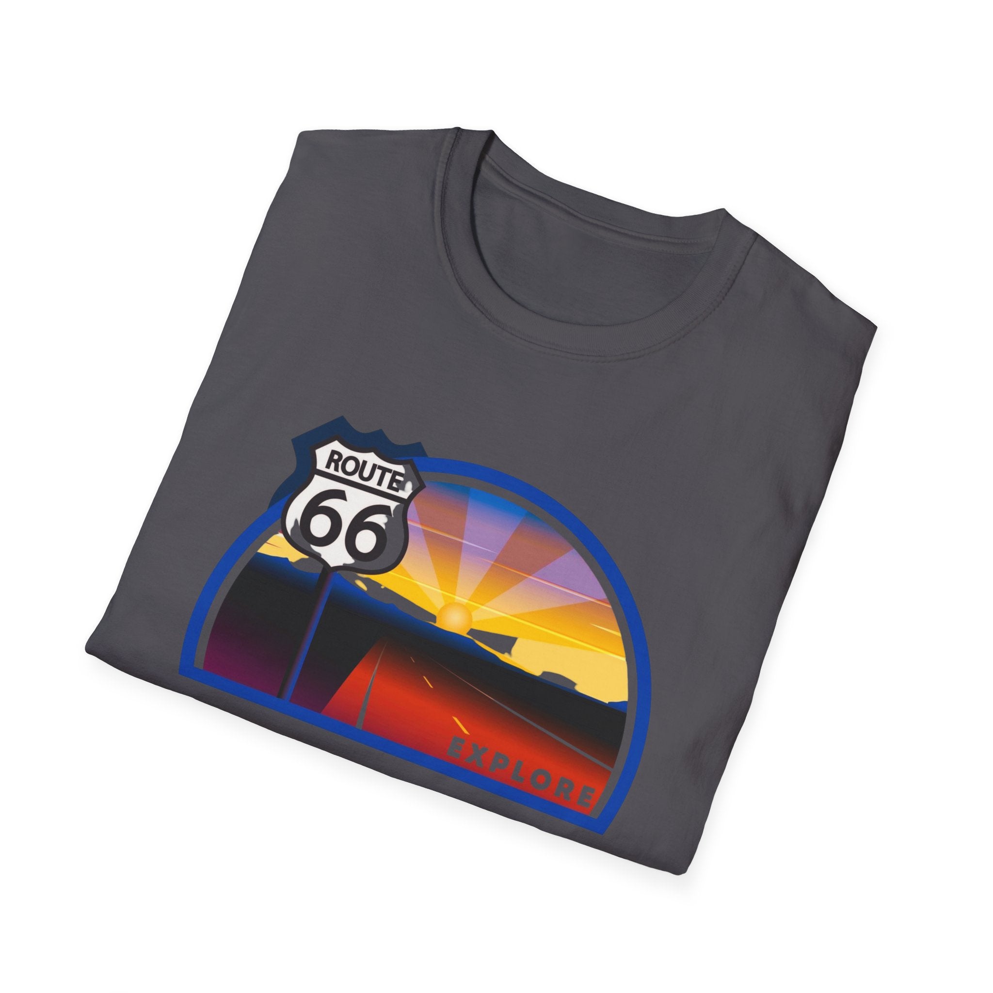 Route 66 City of Kingman Arizona Softstyle T-Shirt, Men Women Unisex Tee, Travel Souvenir Shirt, Vintage Road Trip Graphic Top, Retro