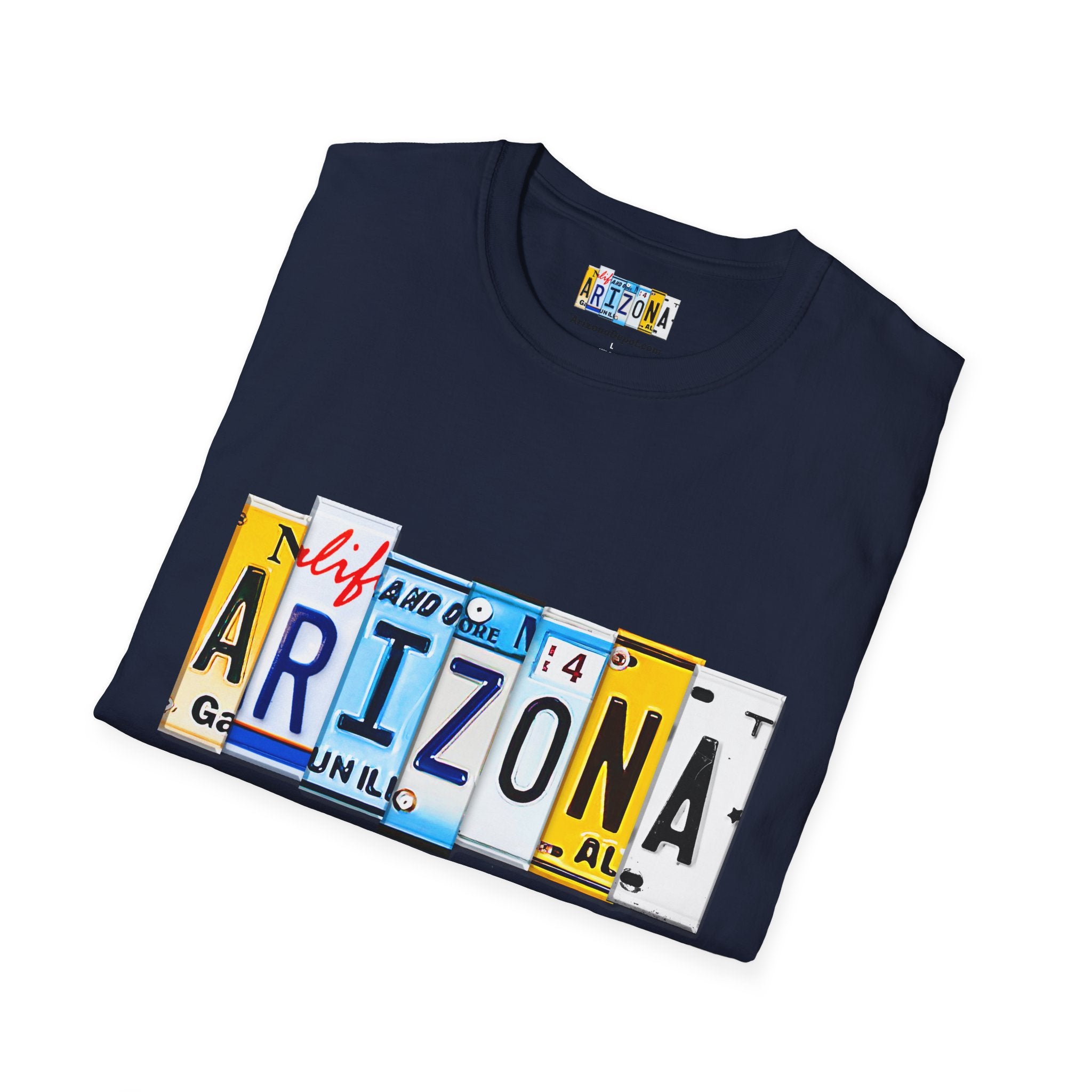 Arizona License Plate Collage T-Shirt | State Graphic Tee