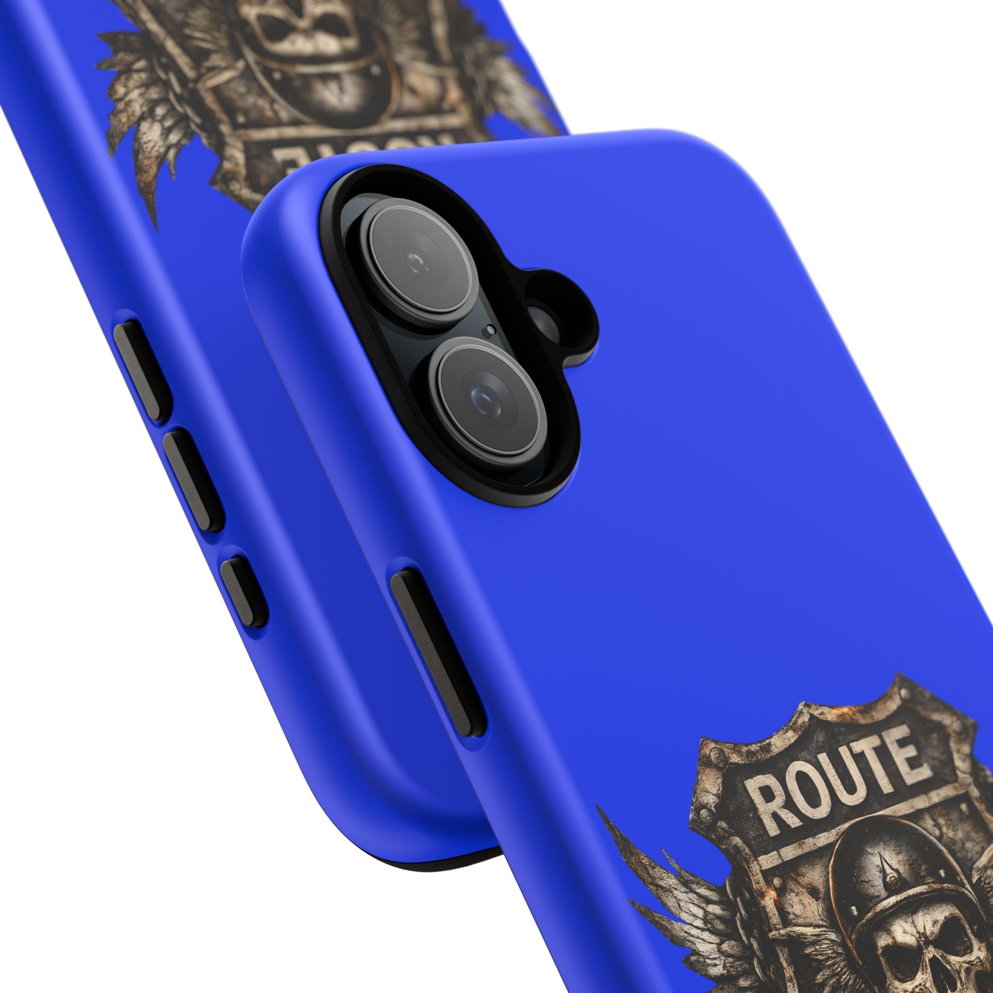Route 66 Skull Helmet phone case | Motorcycle emblem, Ride the Legend