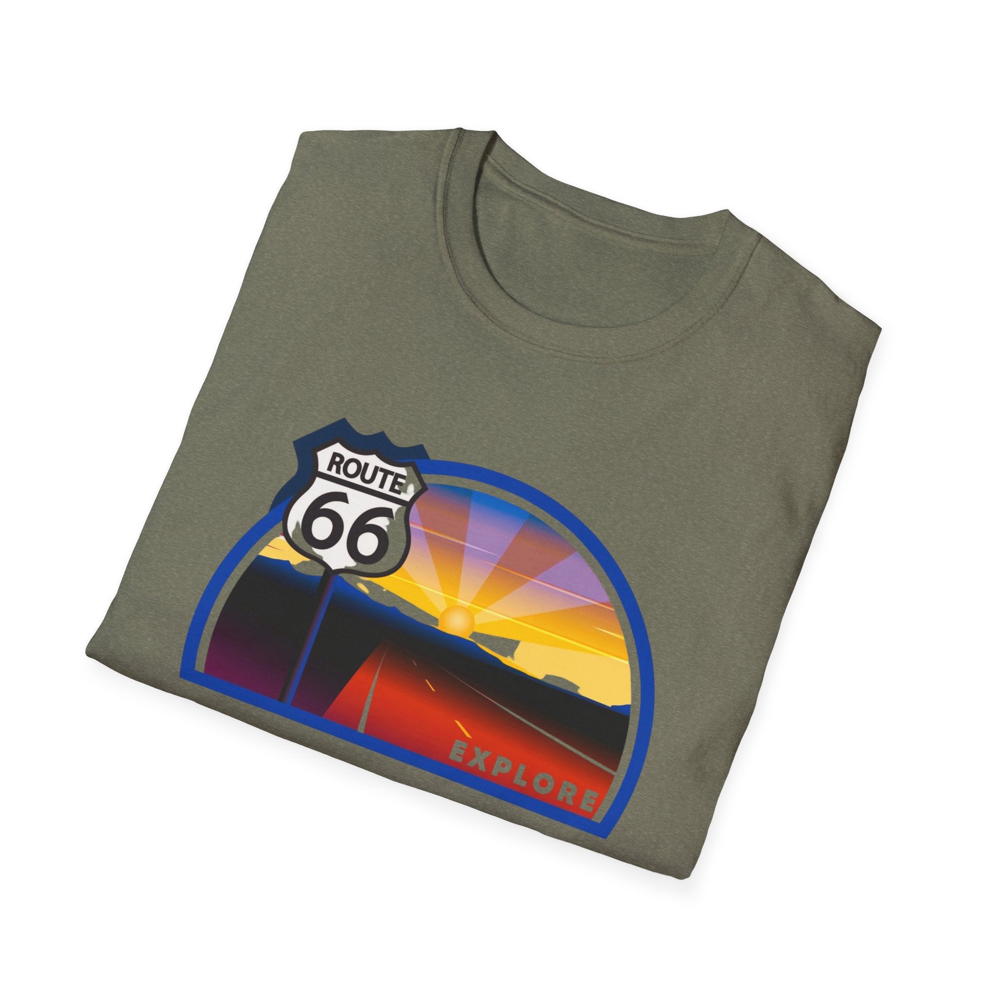 Route 66 City of Kingman Arizona Softstyle T-Shirt, Men Women Unisex Tee, Travel Souvenir Shirt, Vintage Road Trip Graphic Top, Retro