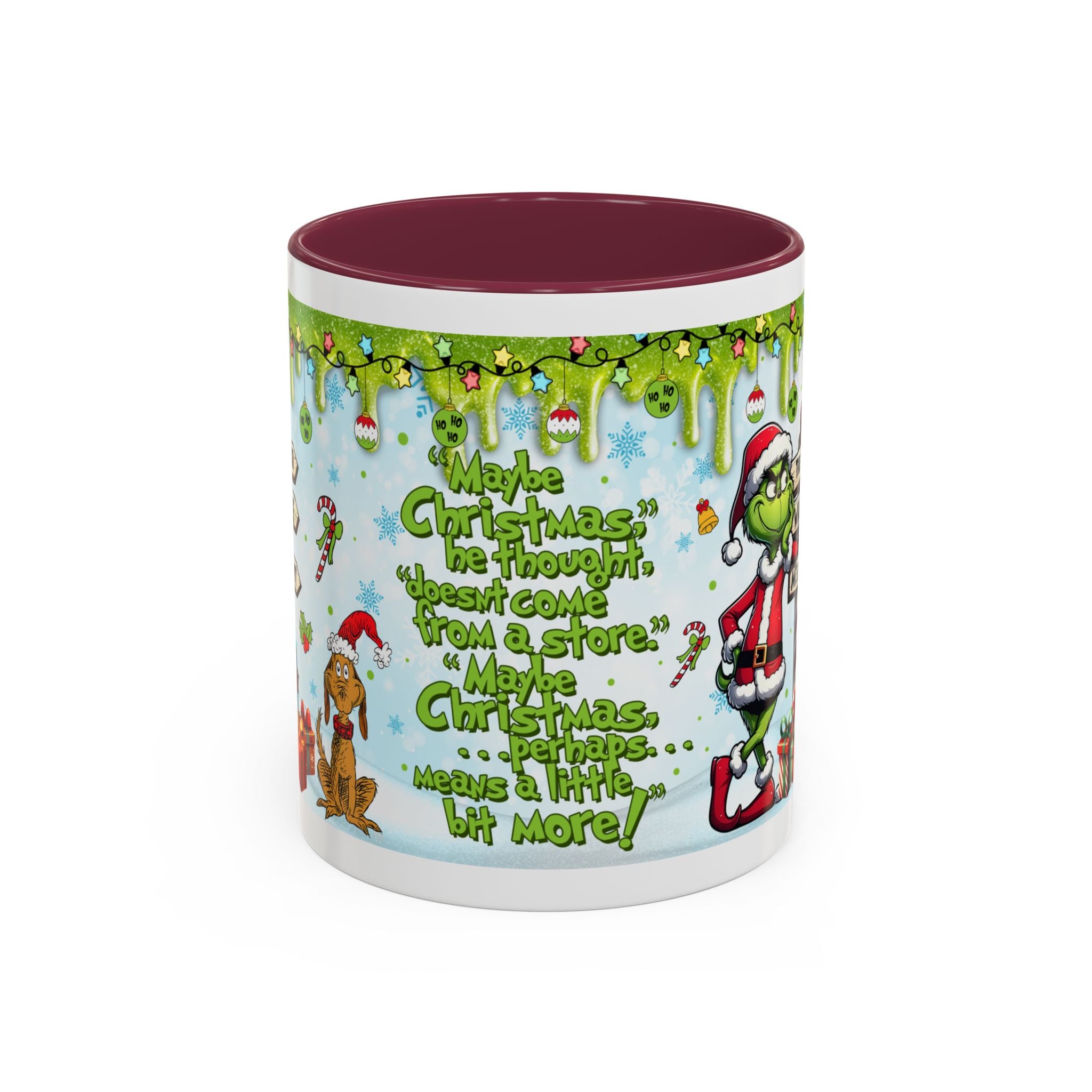 Grinch Christmas Mug | Colorful 11oz 15oz Ceramic Coffee Cup