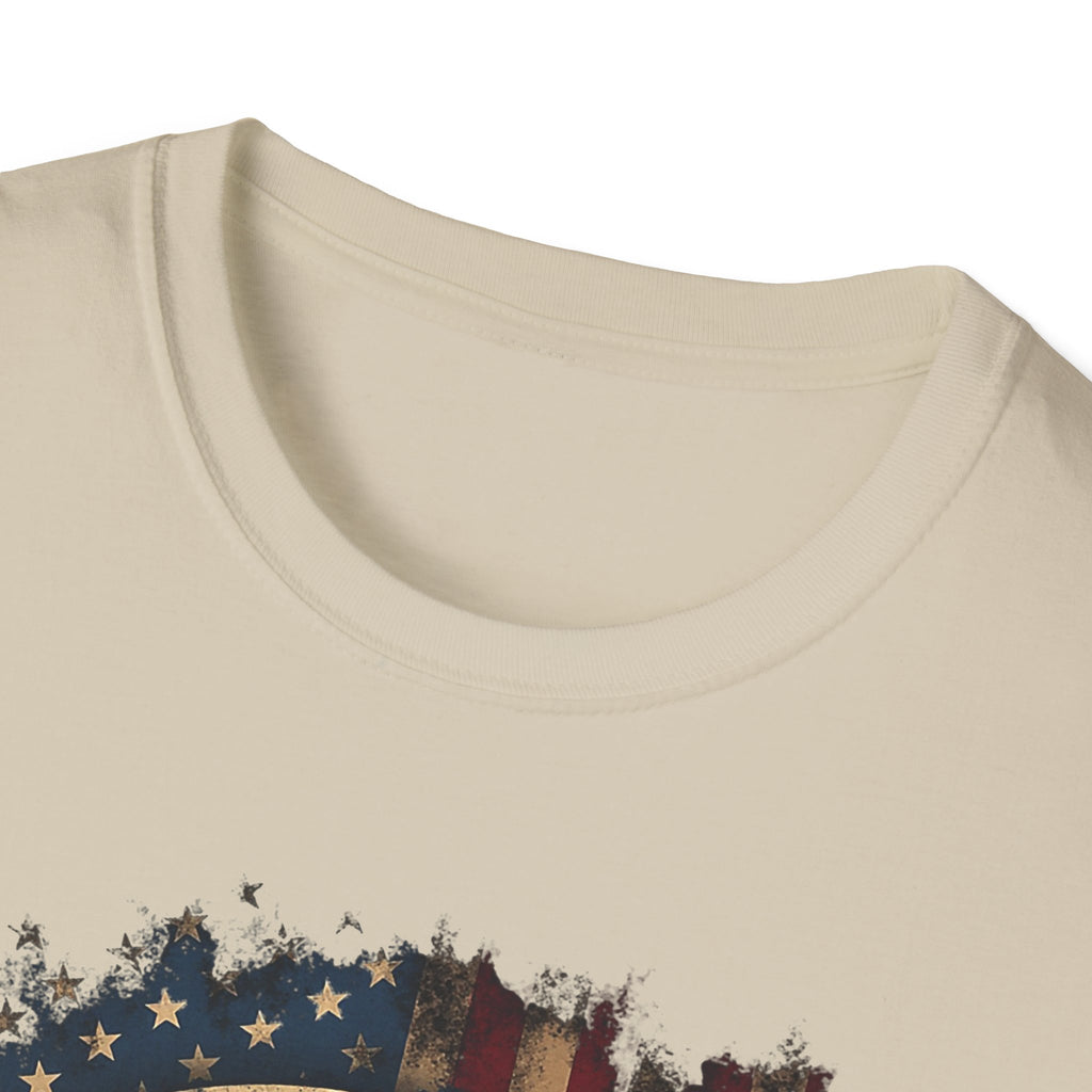 Memorial Day Remember & Honor T-Shirt | Soldier Silhouette American Flag