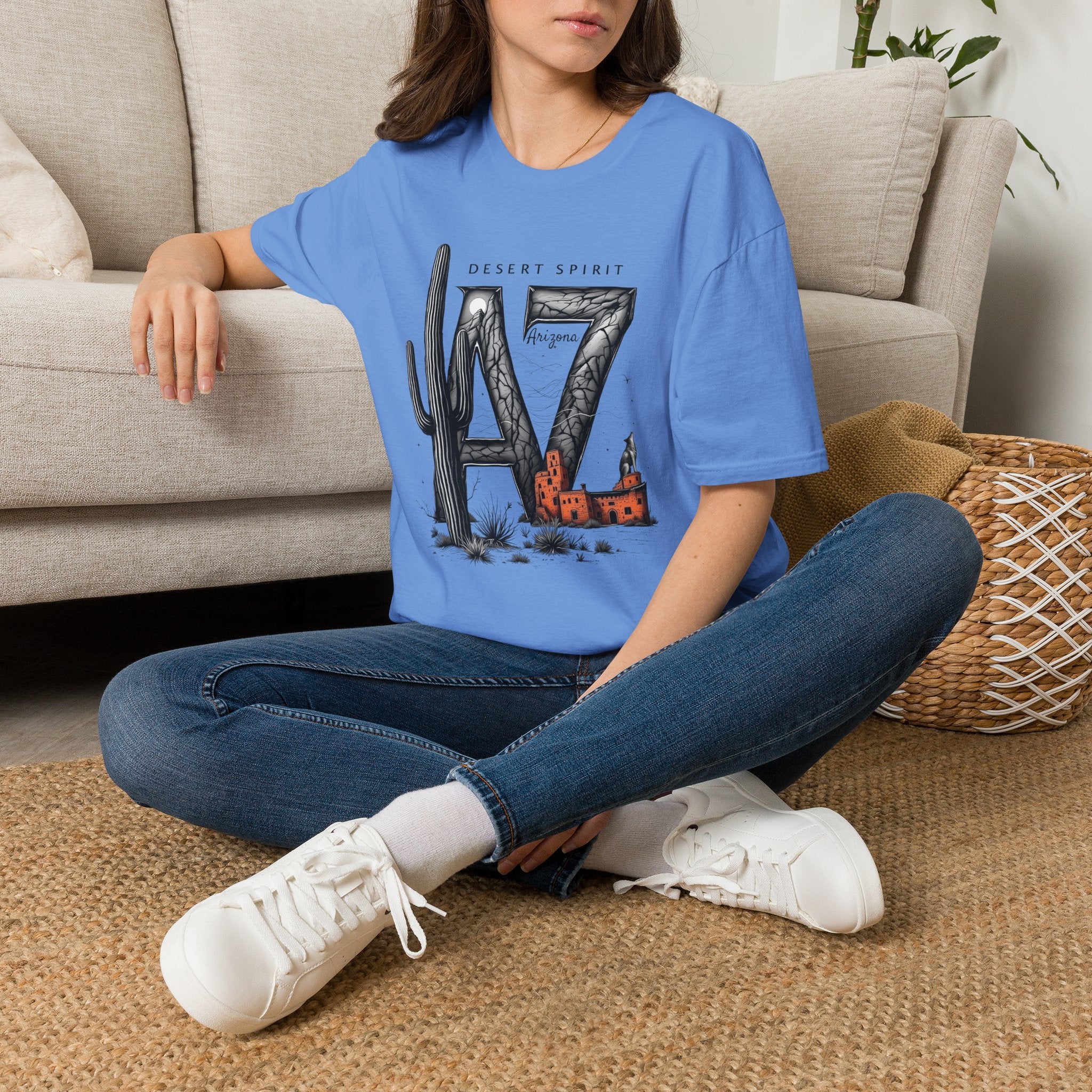 Arizona Desert Spirit T-Shirt | AZ Cactus Southwest Illustration