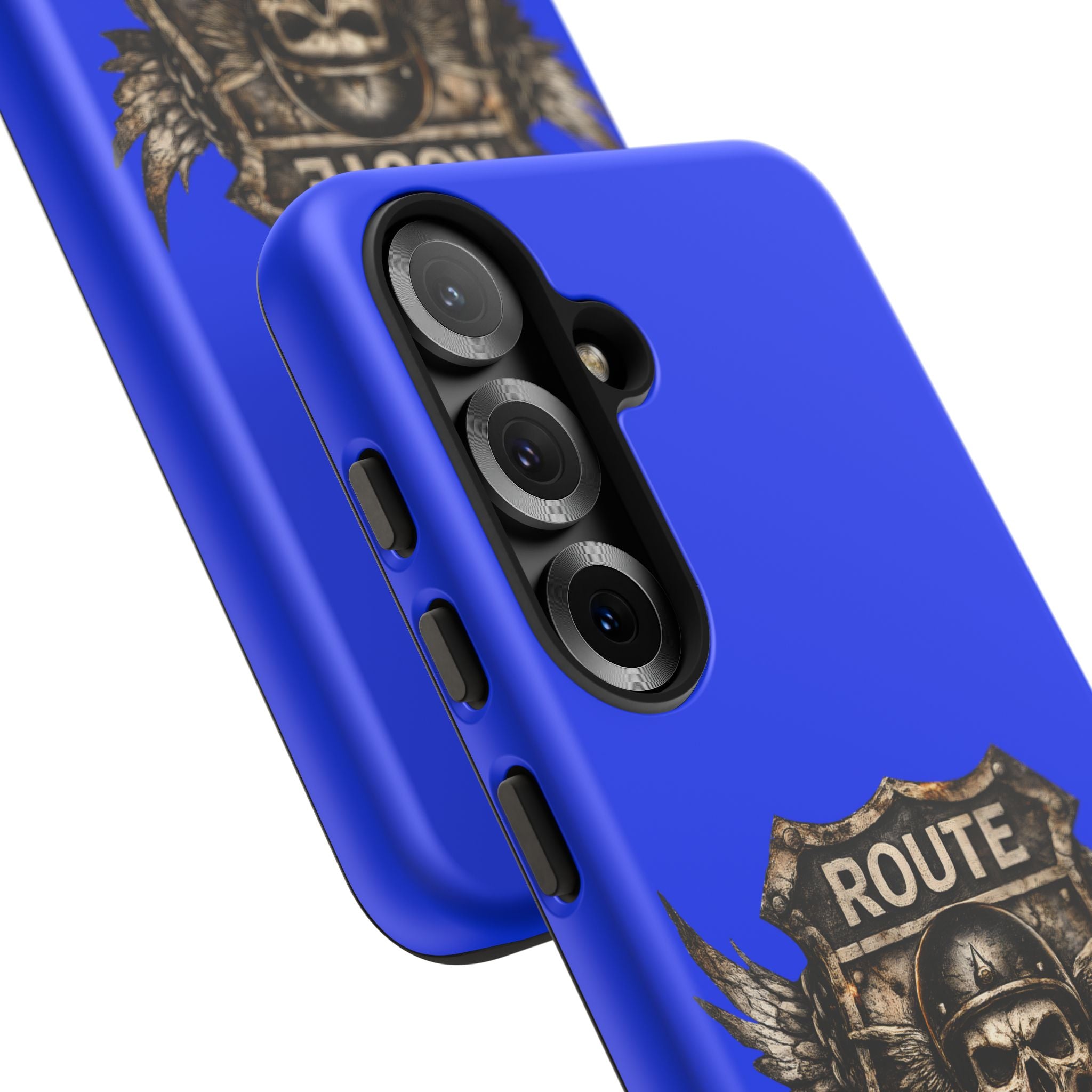 Route 66 Skull Helmet phone case | Motorcycle emblem, Ride the Legend