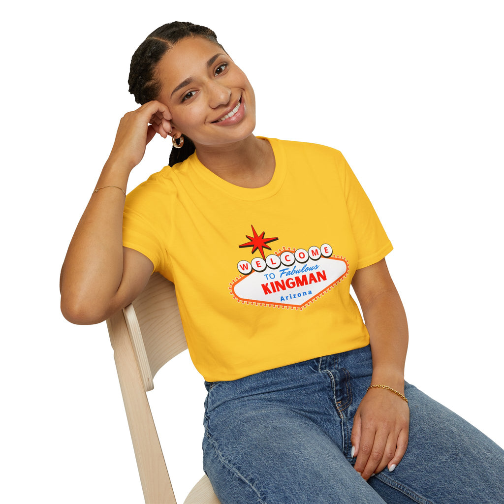 Kingman Arizona Vintage Welcome Sign T-Shirt