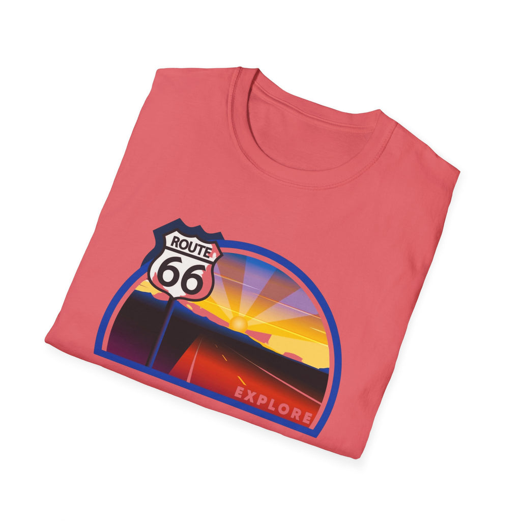Route 66 City of Kingman Arizona Softstyle T-Shirt, Men Women Unisex Tee, Travel Souvenir Shirt, Vintage Road Trip Graphic Top, Retro
