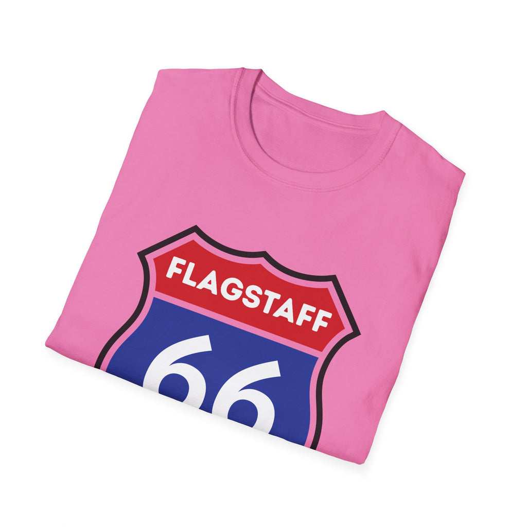 Flagstaff Route 66 Shield T-Shirt | Vintage Highway Sign Tee