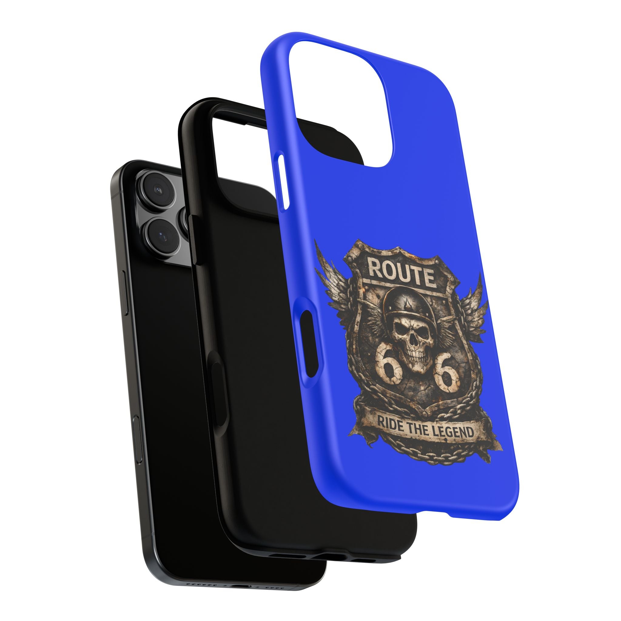 Route 66 Skull Helmet phone case | Motorcycle emblem, Ride the Legend