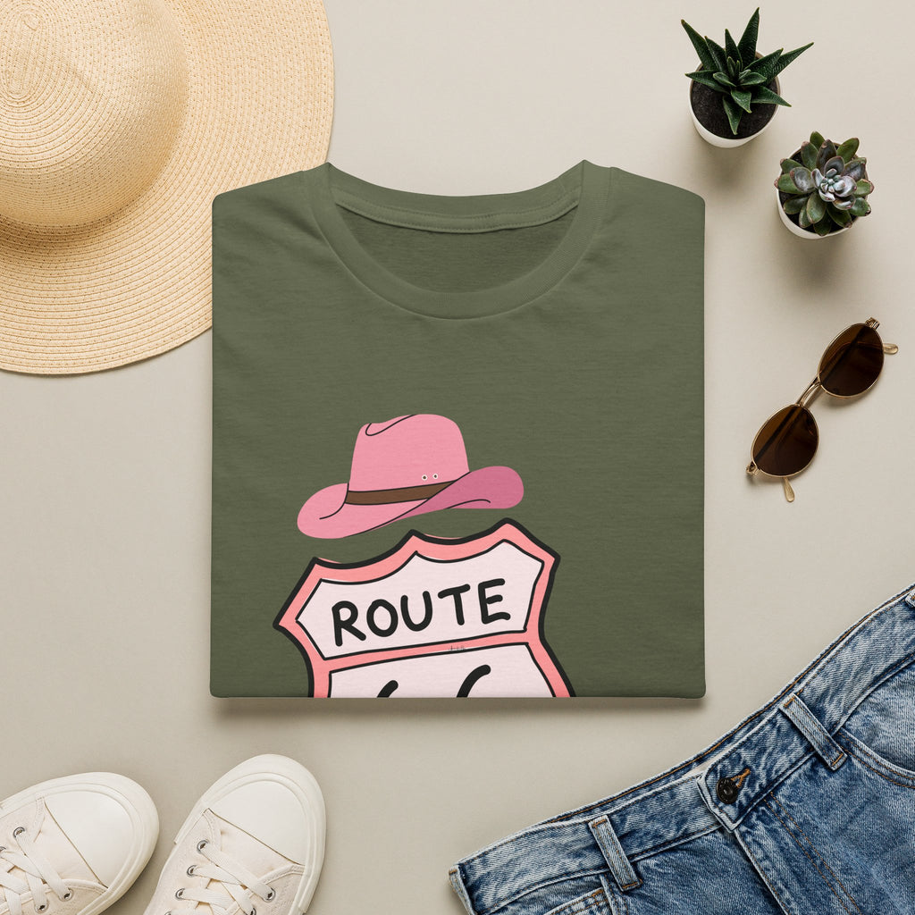 Route 66 Softstyle T-Shirt, Get Your Kick's On, Men Women, Unisex Tee Gift, Travel Highway Shirt