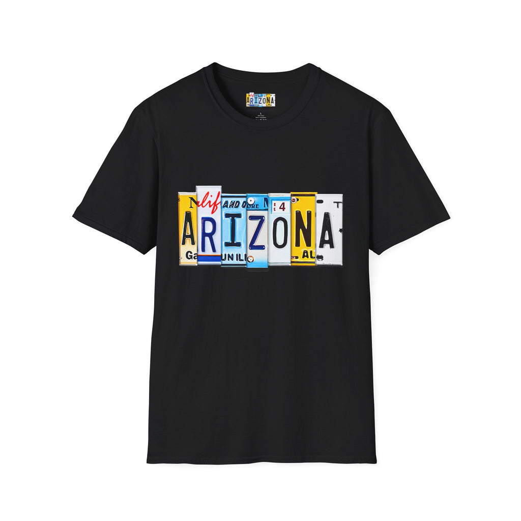 Arizona License Plate Collage T-Shirt | State Graphic Tee