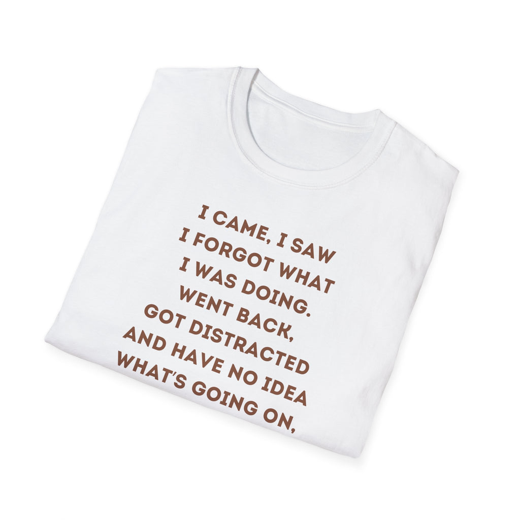 Funny Coffee Quote T-Shirt for Coffee Lovers, Humor Tee, Gift for Him/Her, Perfect for Birthdays, Housewarming, Casual Wear