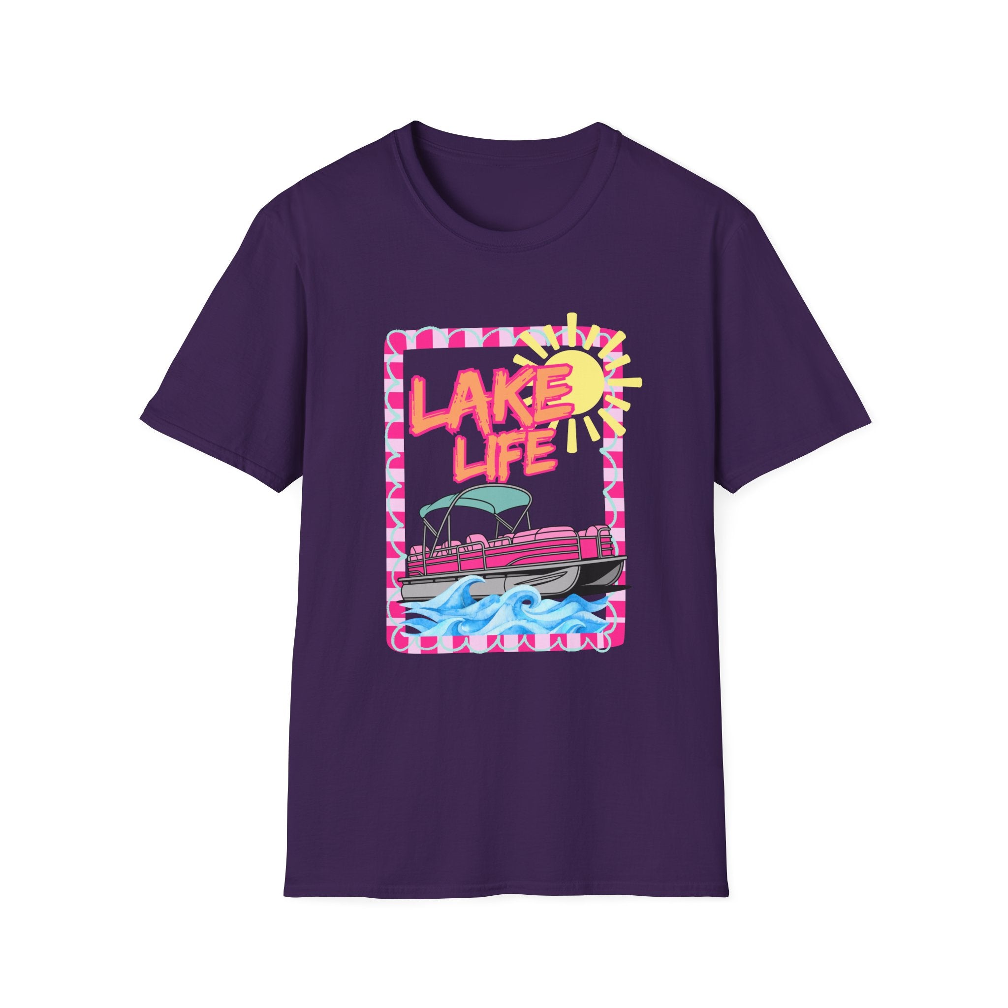 Lake Life Pontoon Boat T-Shirt | Summer Lake Vibes