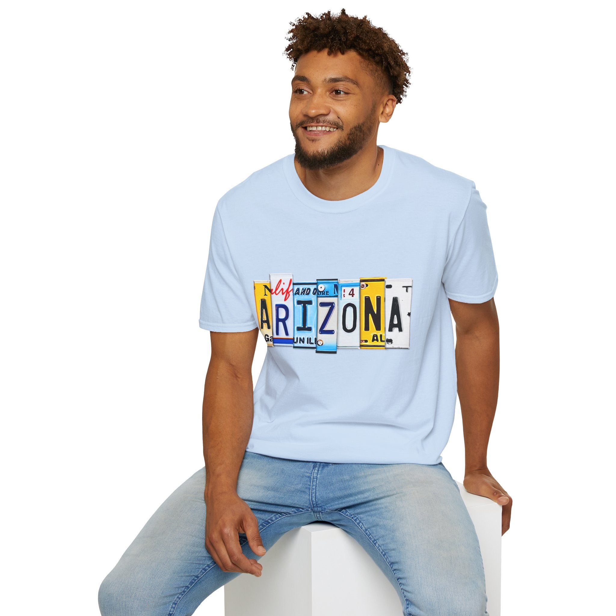 Arizona License Plate Collage T-Shirt | State Graphic Tee