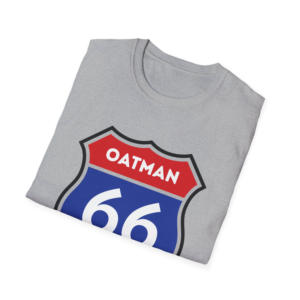 Oatman 66 Shield T-Shirt | Route 66 Roadtrip Sign Tee