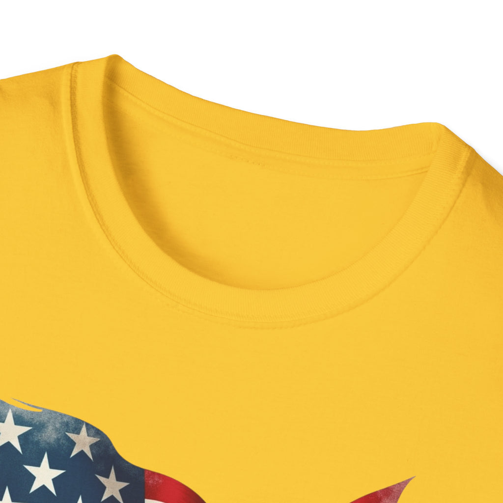 Route 66 Shield with American Flag T-Shirt | Vintage Road Trip Tee