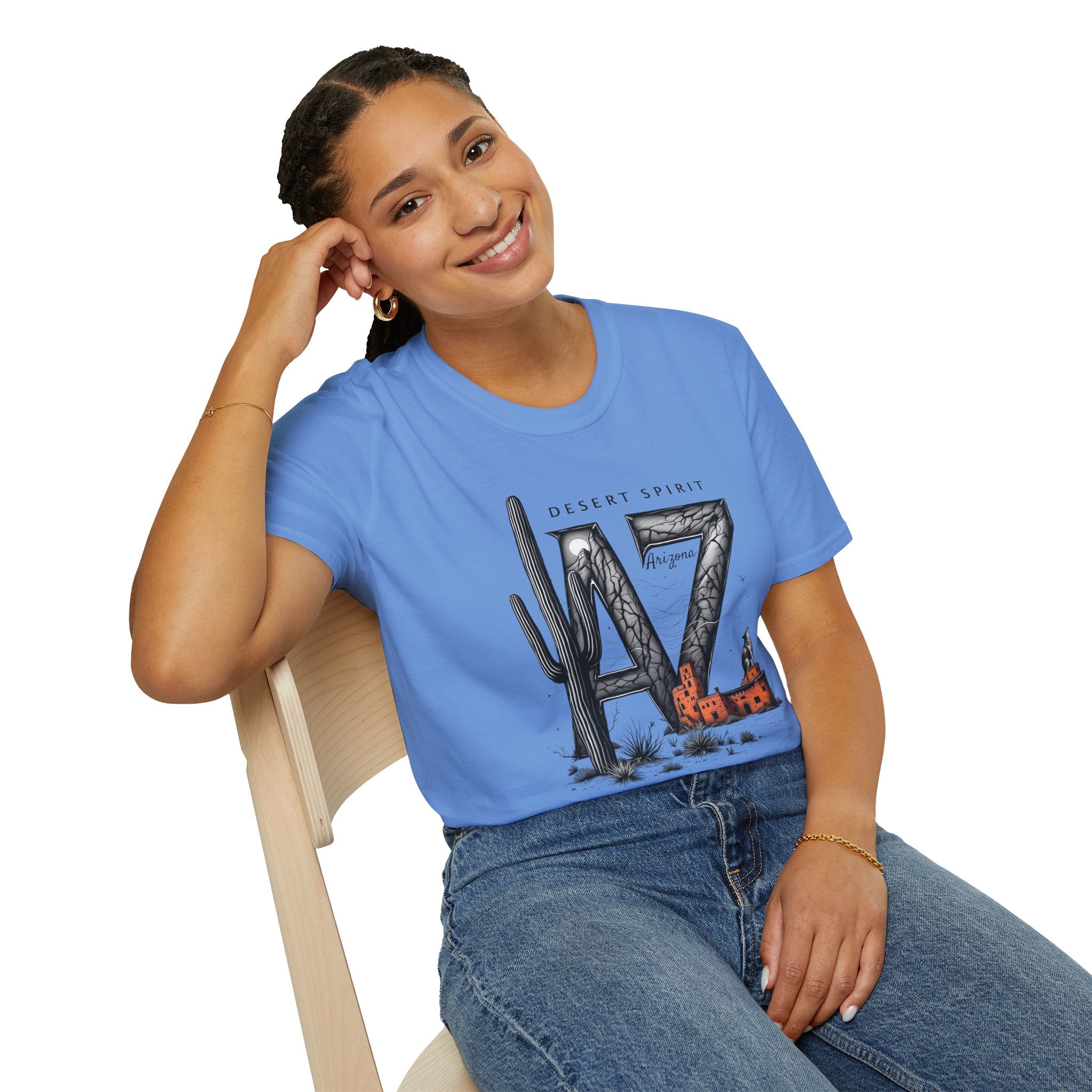 Arizona Desert Spirit T-Shirt | AZ Cactus Southwest Illustration