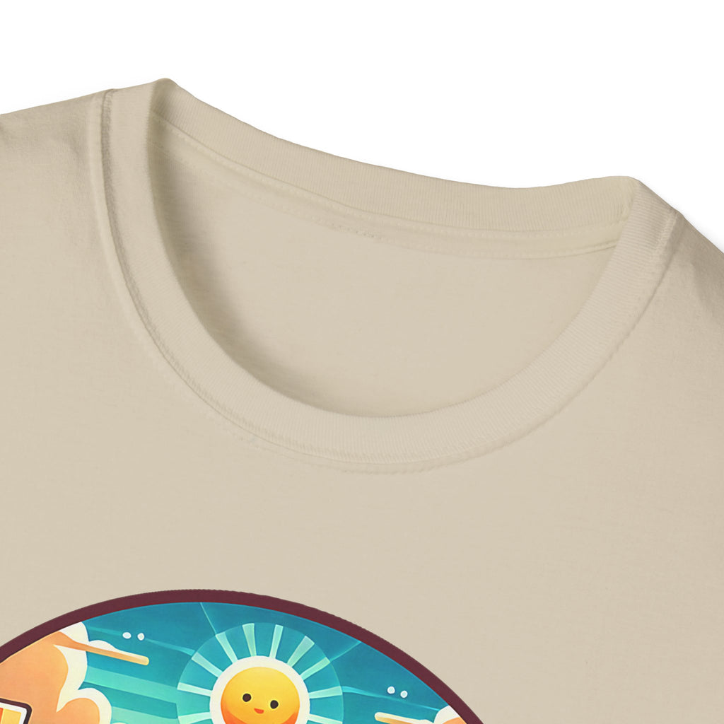 Grand Canyon National Park Retro Sunset T-Shirt | Canyon River Illustration
