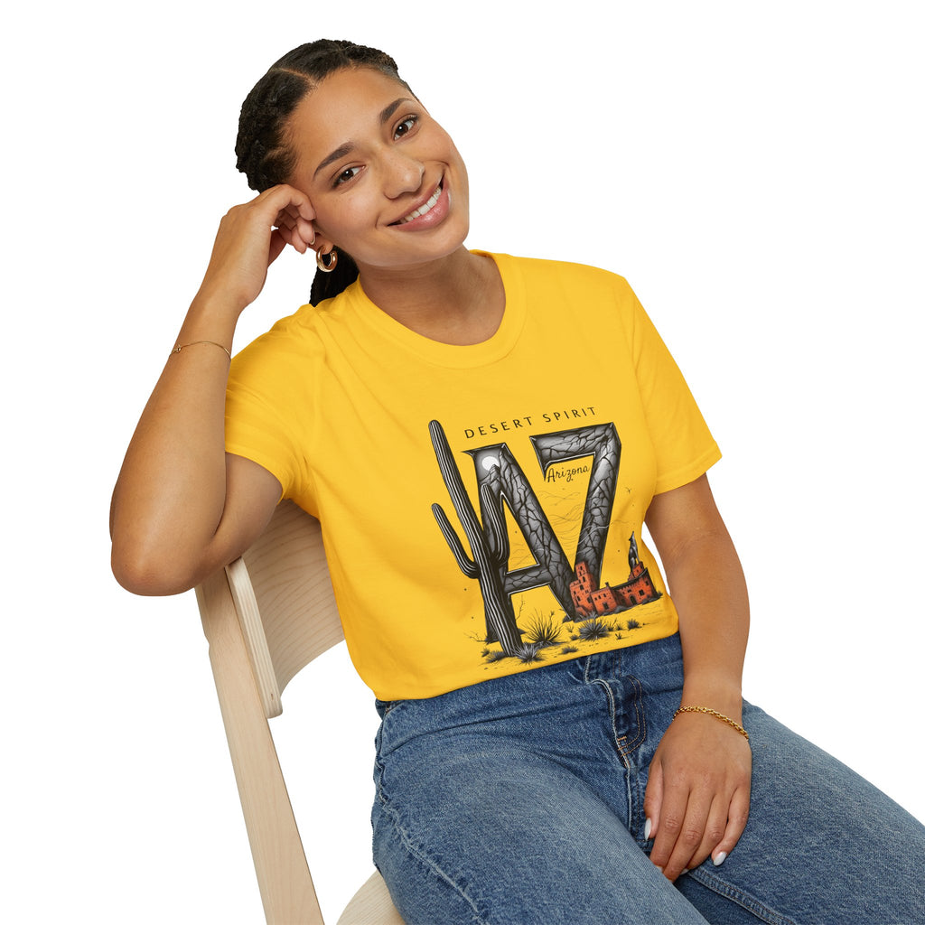 Arizona Desert Spirit T-Shirt | AZ Cactus Southwest Illustration