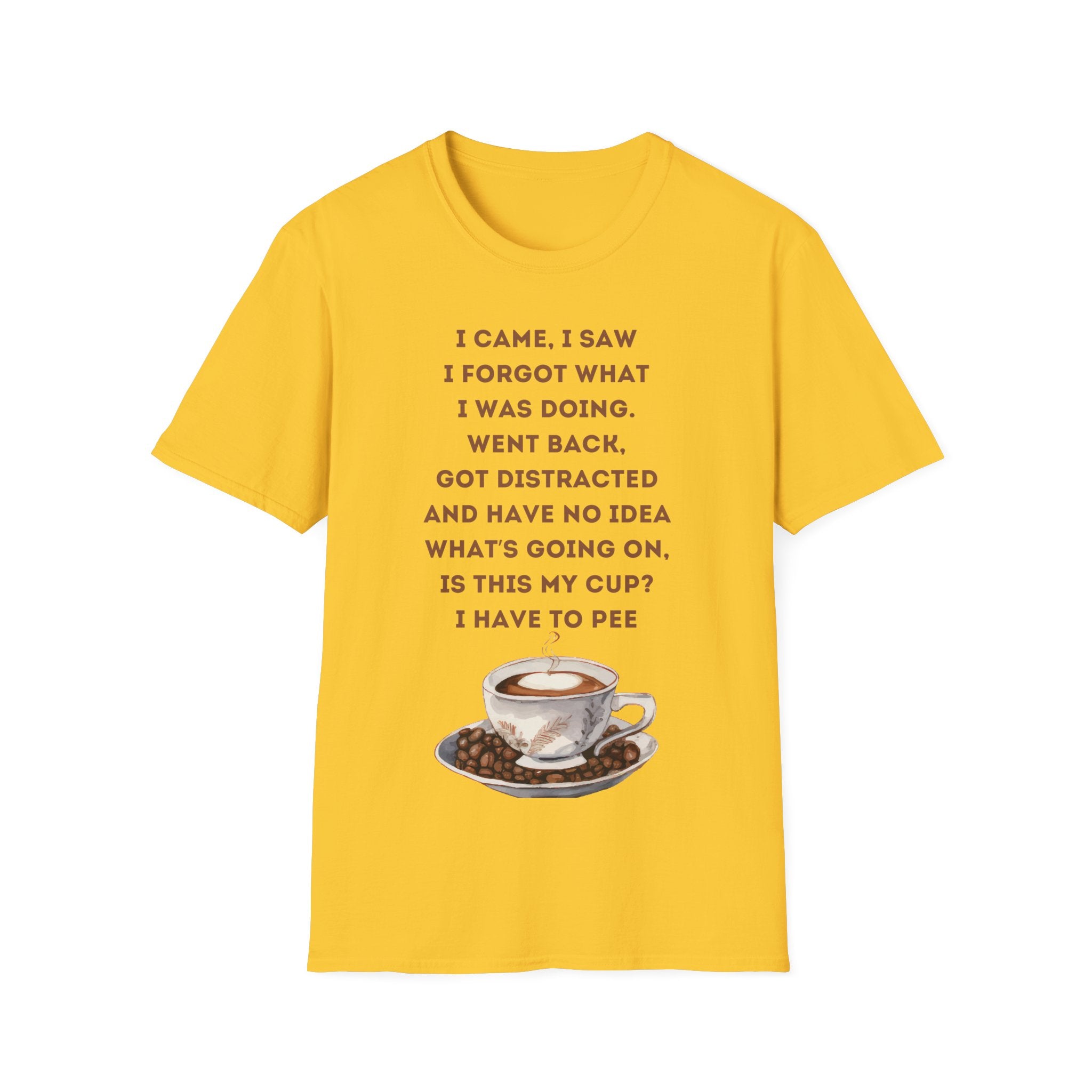 Funny Coffee Quote T-Shirt for Coffee Lovers, Humor Tee, Gift for Him/Her, Perfect for Birthdays, Housewarming, Casual Wear