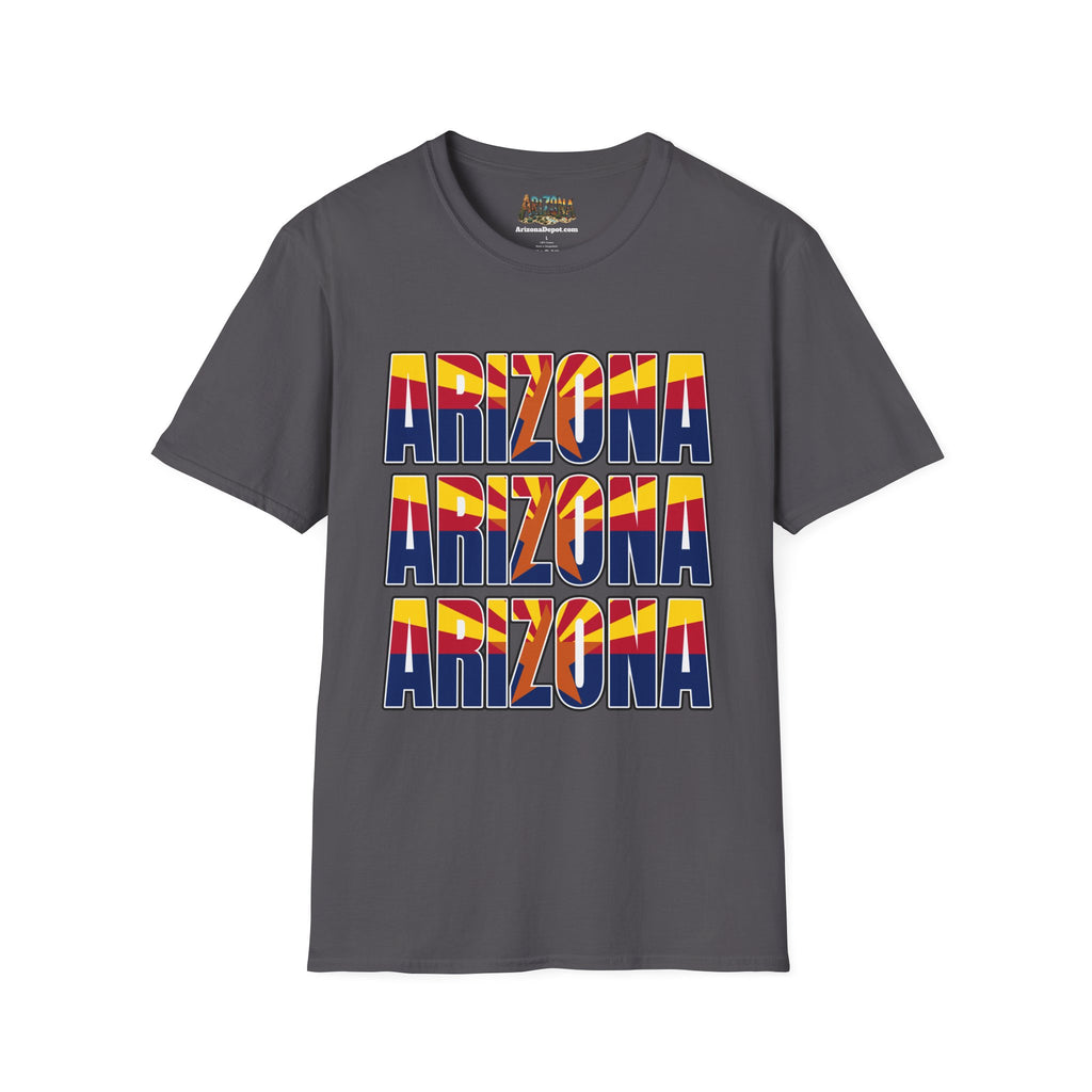 Arizona Vintage Graphic T-Shirt, Unisex Tee for Travel Lovers, Summer Fashion, Gift for Arizona State Fans, Retro Aesthetic Shirt