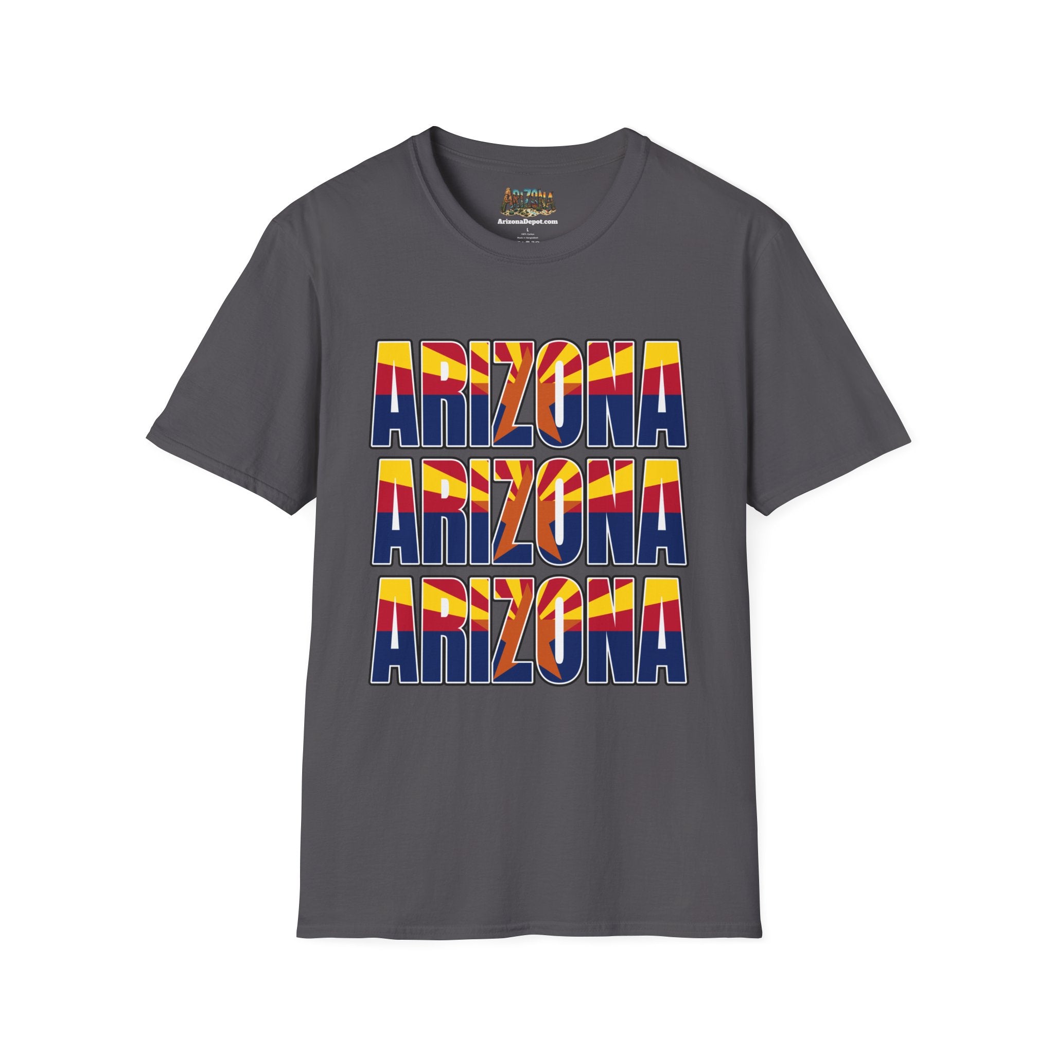 Arizona Vintage Graphic T-Shirt, Unisex Tee for Travel Lovers, Summer Fashion, Gift for Arizona State Fans, Retro Aesthetic Shirt