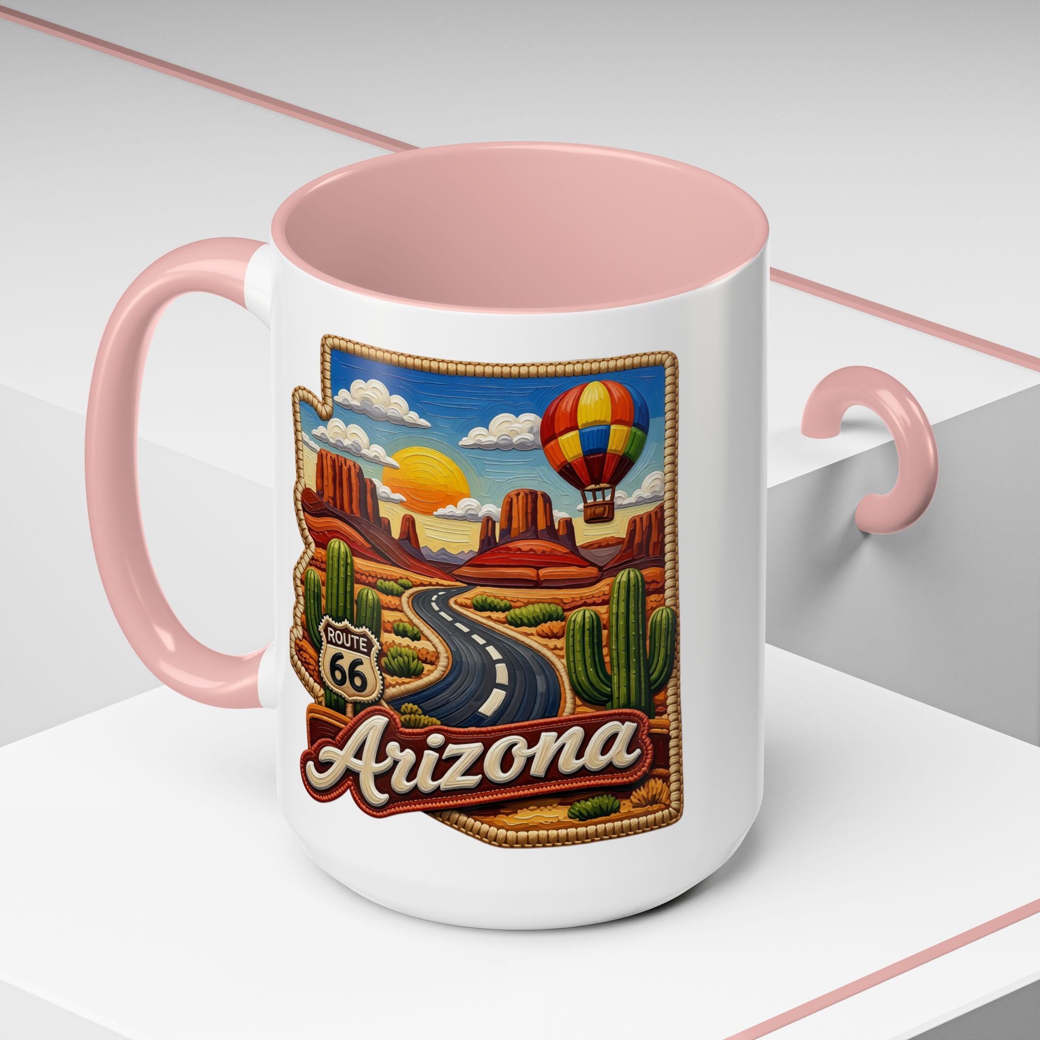 Arizona Route 66 Desert Scenic Mug | Accent Coffee Mug