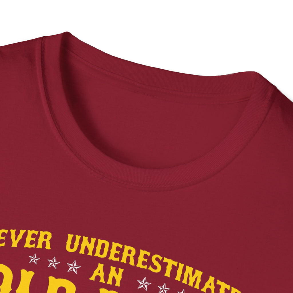 Never Underestimate an Old Man Who Is Also Vietnam Veteran T-Shirt | Military Tribute