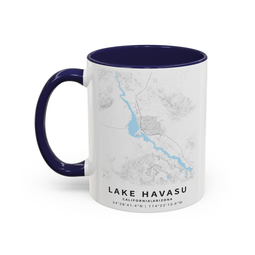 Lake Havasu map Accent Coffee Mug | 11oz 15oz