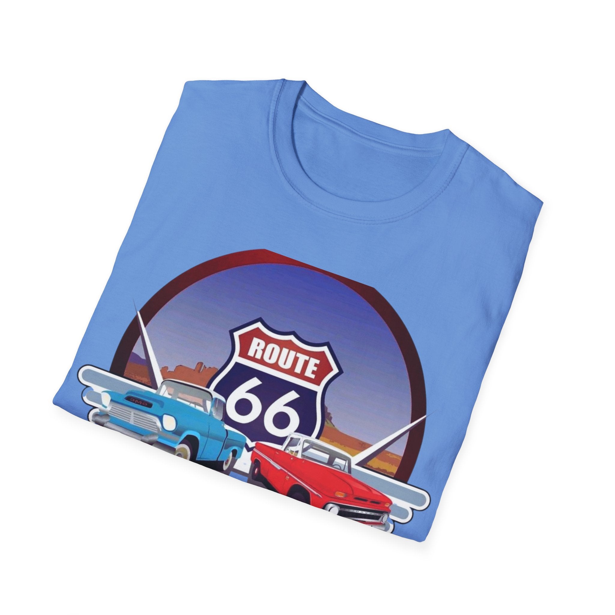 Route 66 Kingman Arizona Softstyle T-Shirt, Vintage Tee, Retro Shirt, Unisex Top, Gift for Travelers