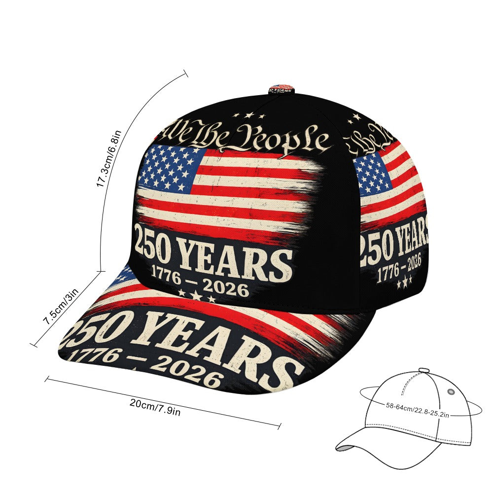 We the People 250 years 17776 - 2026 Baseball Cap Free Shipping
