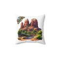 Arizona AZ - Desert Landscape Decorative Pillow, Southwestern Decor, Nature Themed Gift, Boho  Cushion, Arizona Inspired Throw Pillow