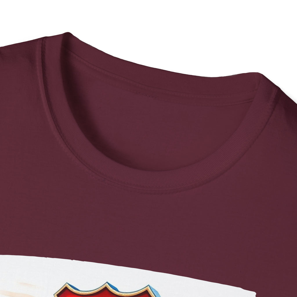 Route 66 Motorcycle T-Shirt | Desert Sunset Biker Graphic