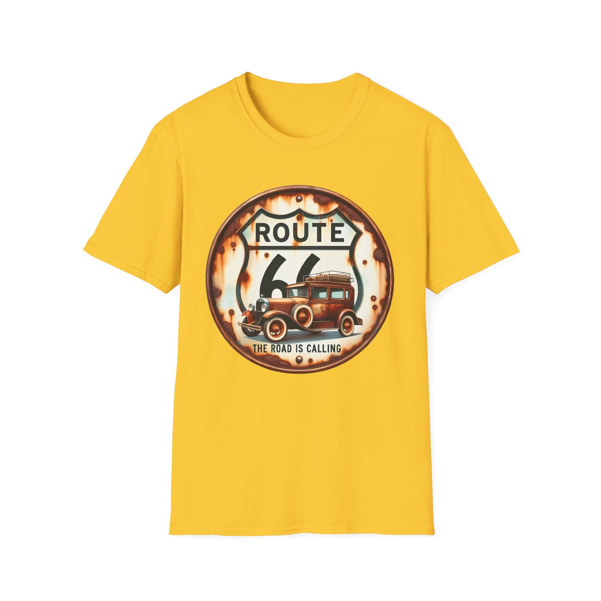 Route 66 Vintage Ford Model T Bonnie Clyde Special T-Shirt | The Road Is Calling