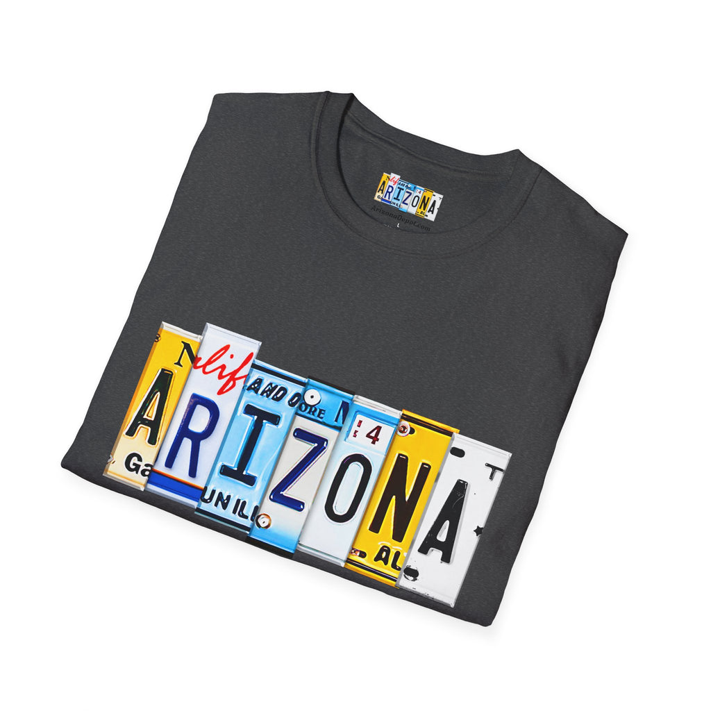 Arizona License Plate Collage T-Shirt | State Graphic Tee