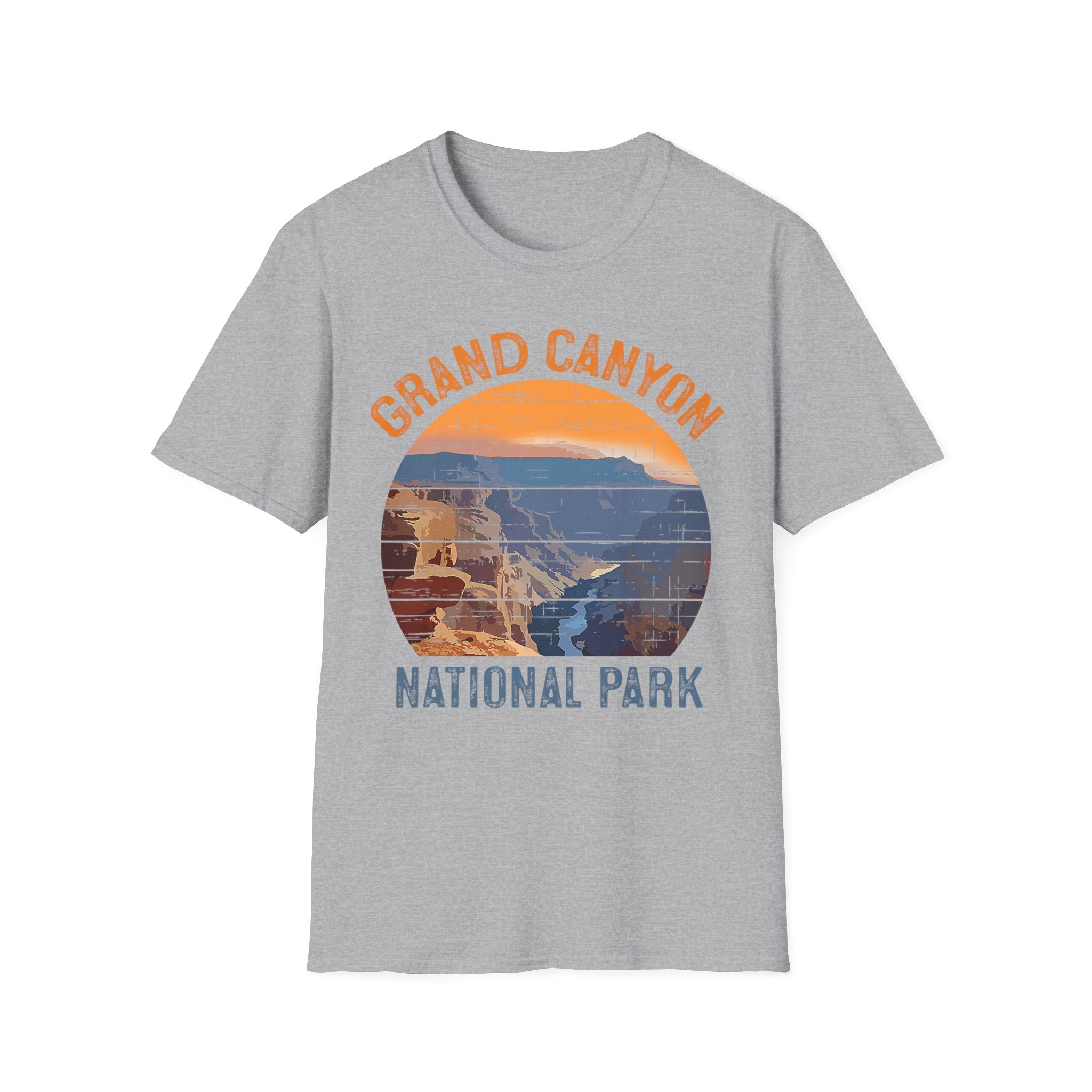 Grand Canyon National Park T-Shirt | Vintage Sunset Landscape