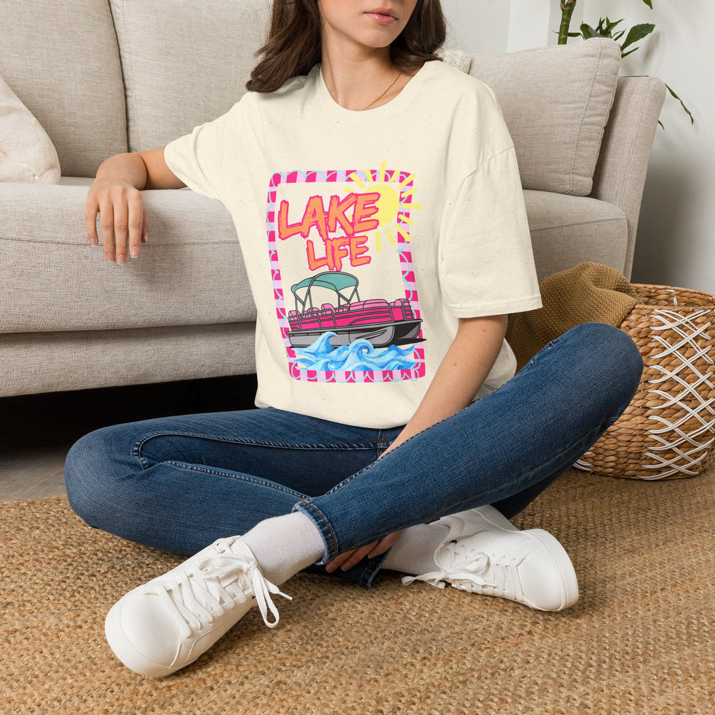 Lake Life Pontoon Boat T-Shirt | Summer Lake Vibes