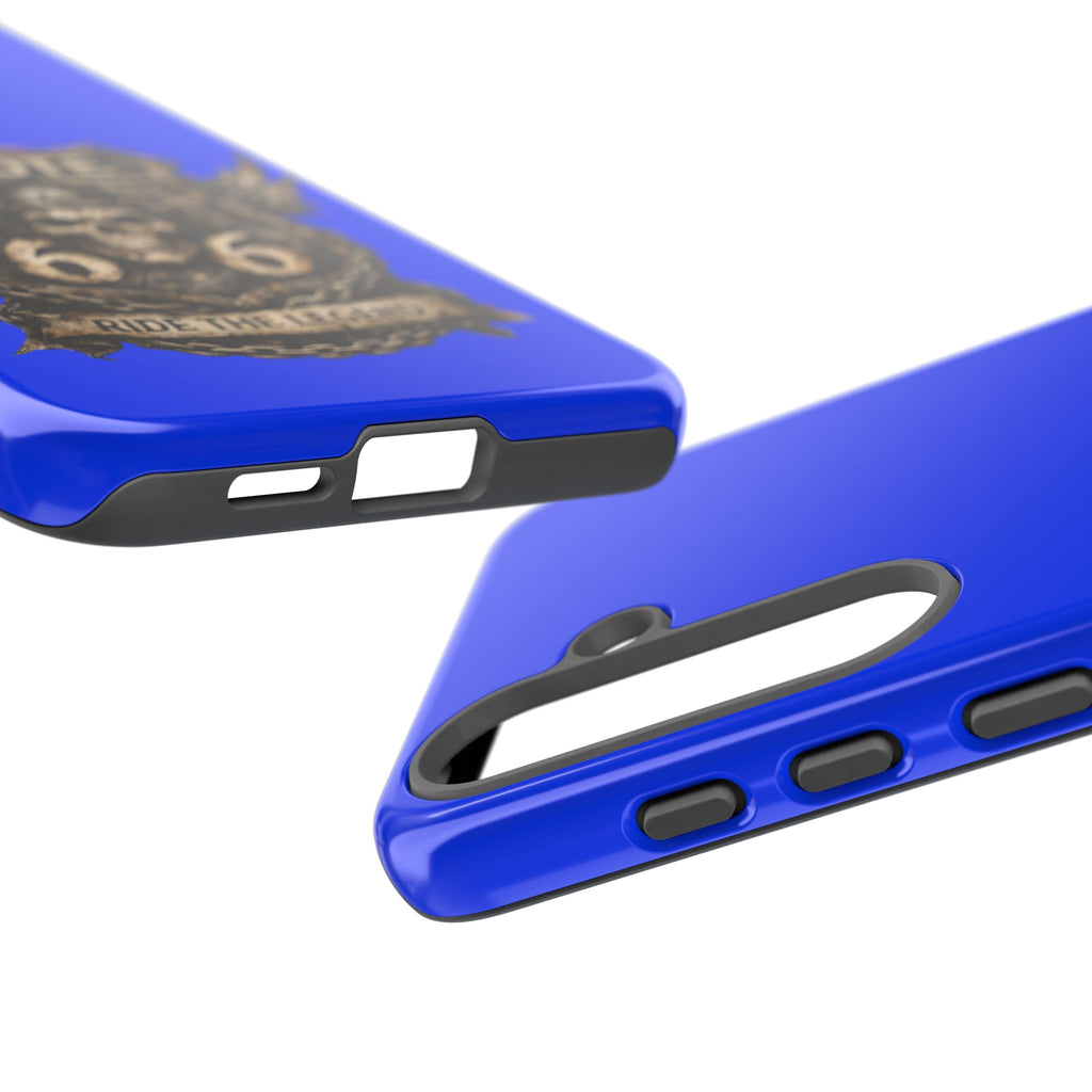 Route 66 Skull Helmet phone case | Motorcycle emblem, Ride the Legend
