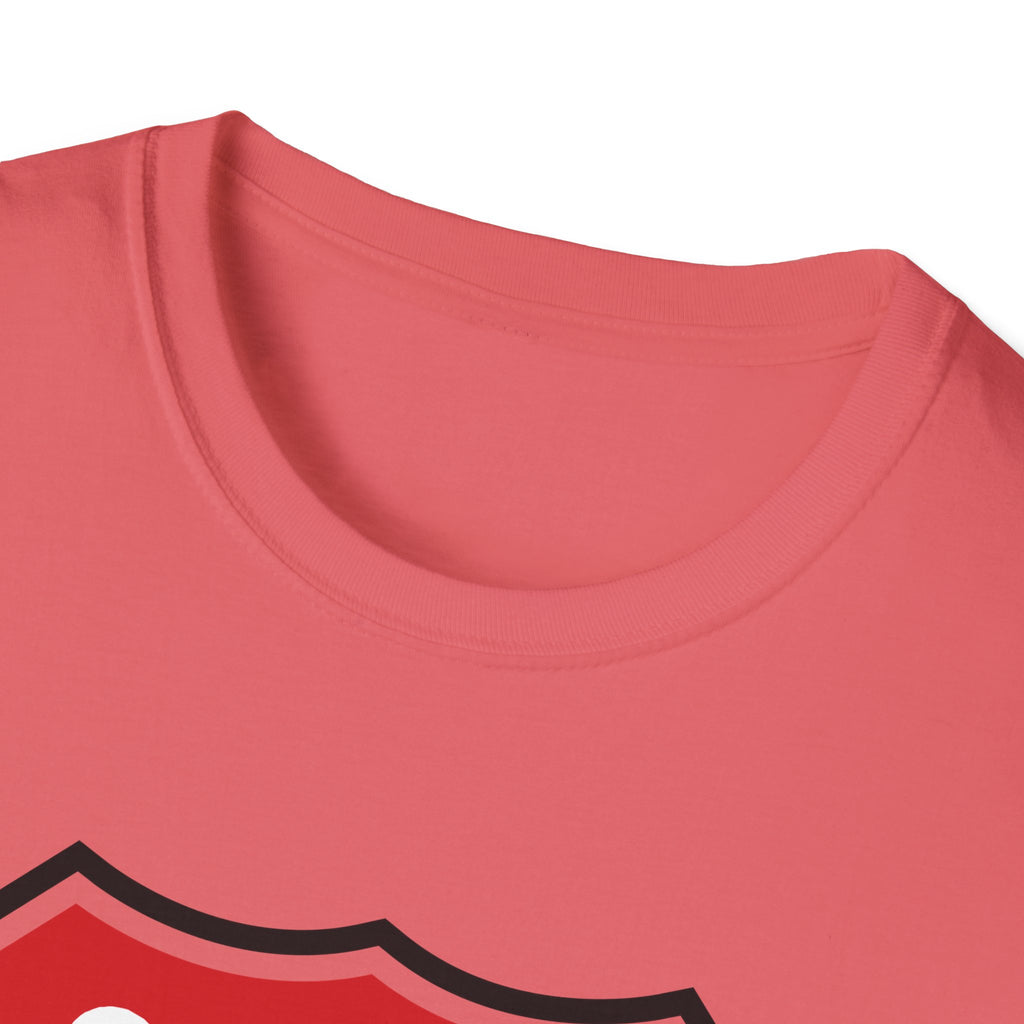 Oatman 66 Shield T-Shirt | Route 66 Roadtrip Sign Tee