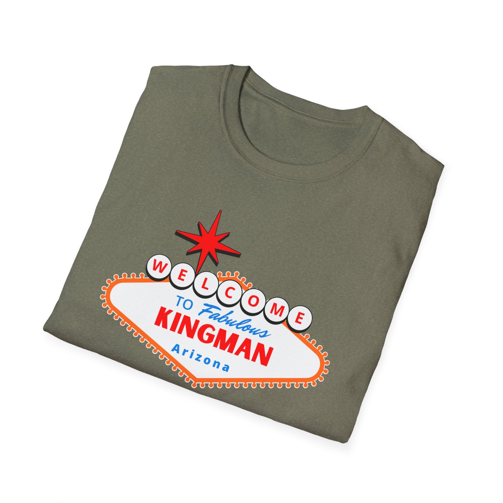 Kingman Arizona Vintage Welcome Sign T-Shirt