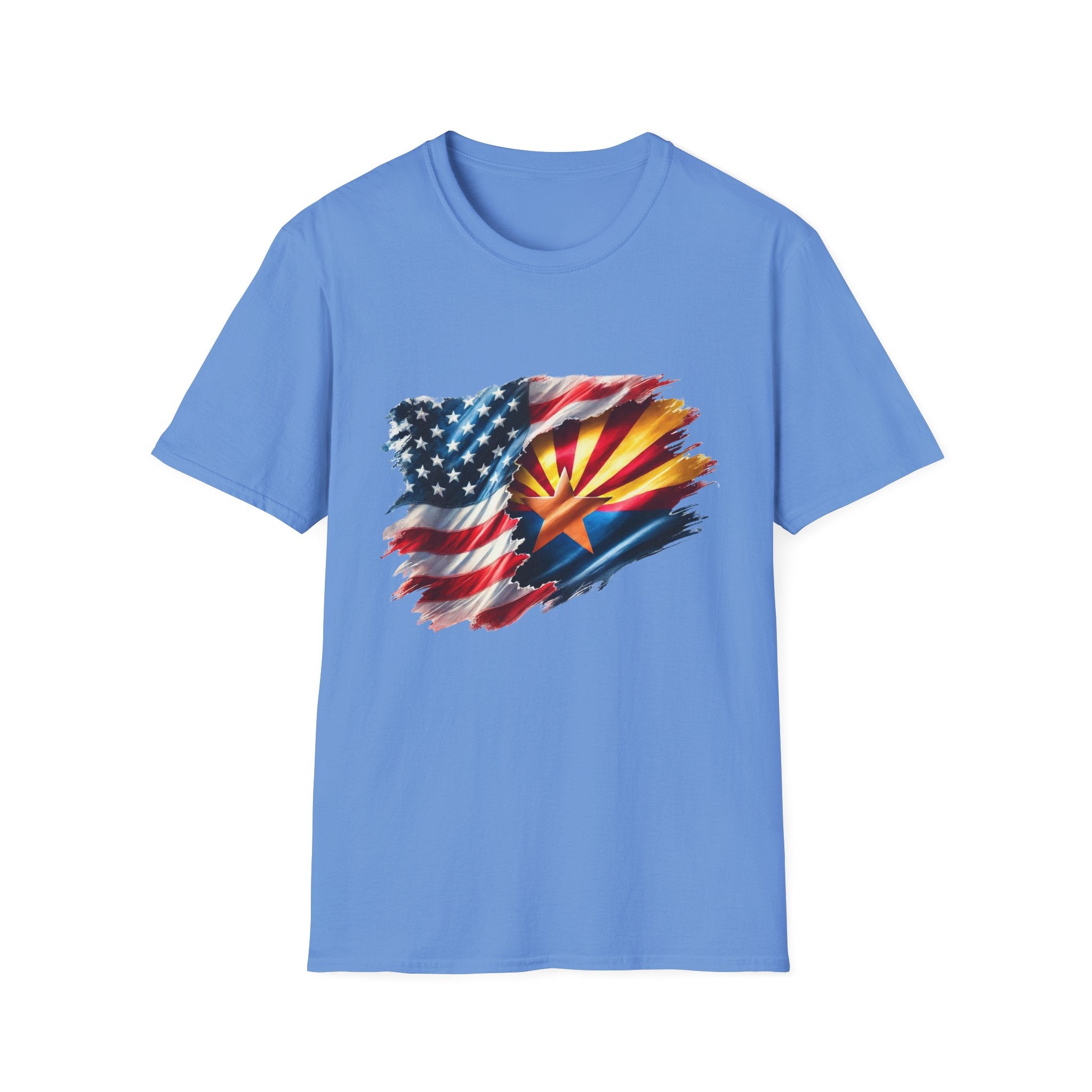 Arizona Flag with American Flag T-Shirt | Patriotic State Pride Tee