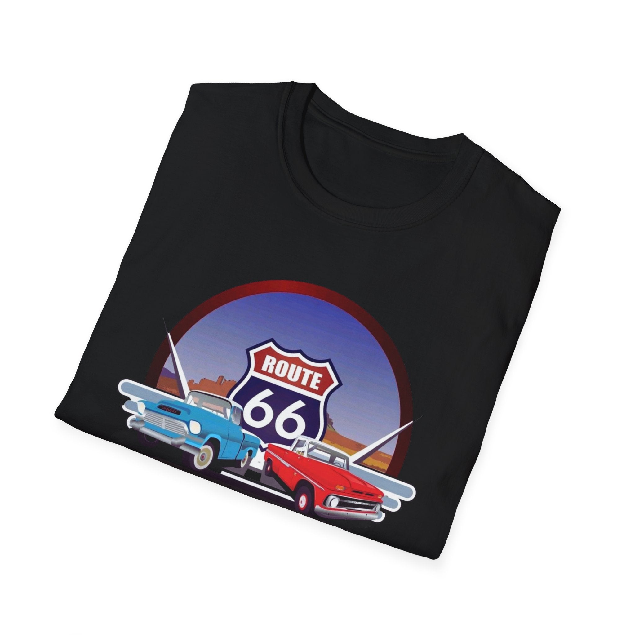 Route 66 Kingman Arizona Softstyle T-Shirt, Vintage Tee, Retro Shirt, Unisex Top, Gift for Travelers