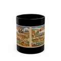 Historic Route 66 Arizona map Mug | Black ceramic road trip souvenir