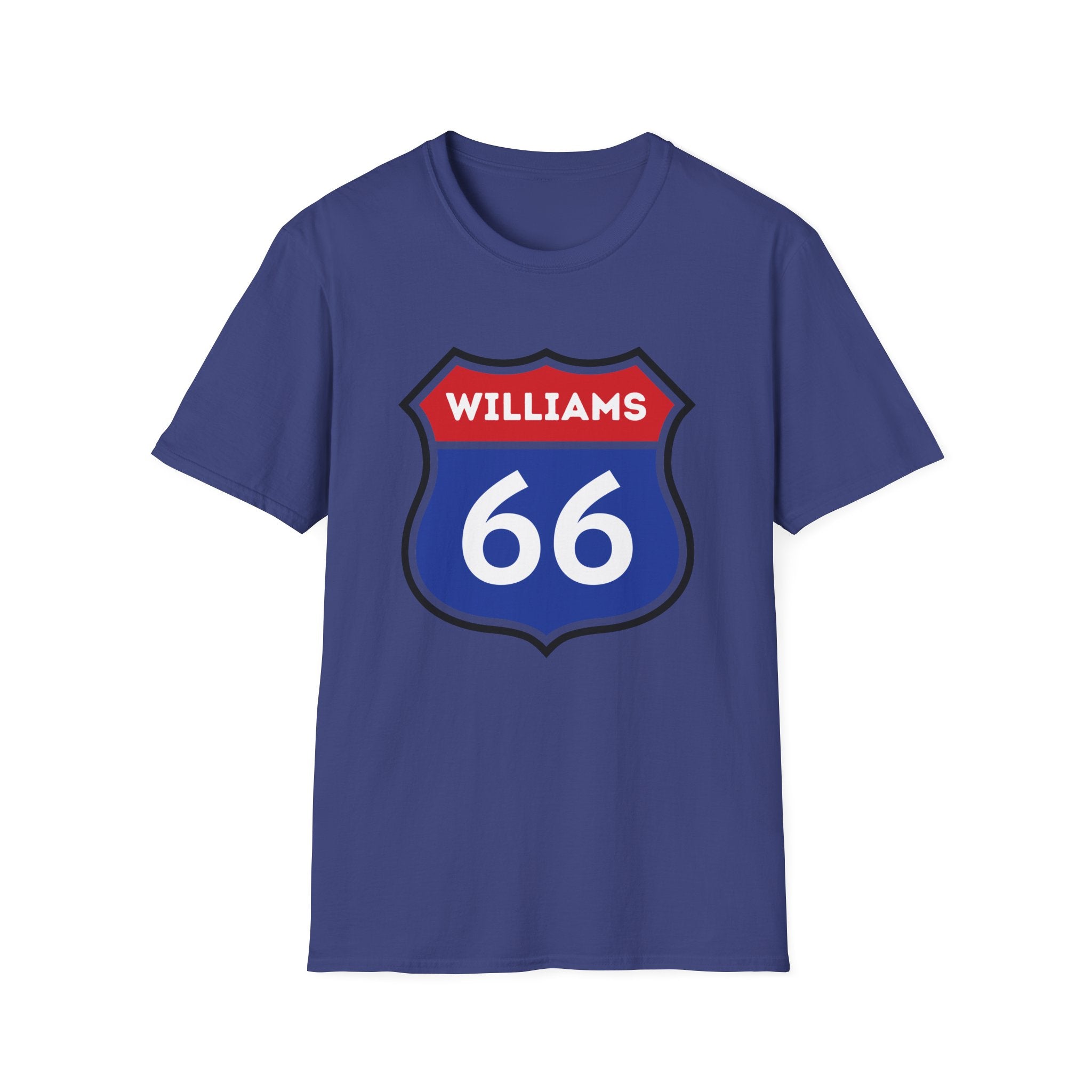 Williams 66 Shield T-Shirt | Route 66 Road Sign Shirt
