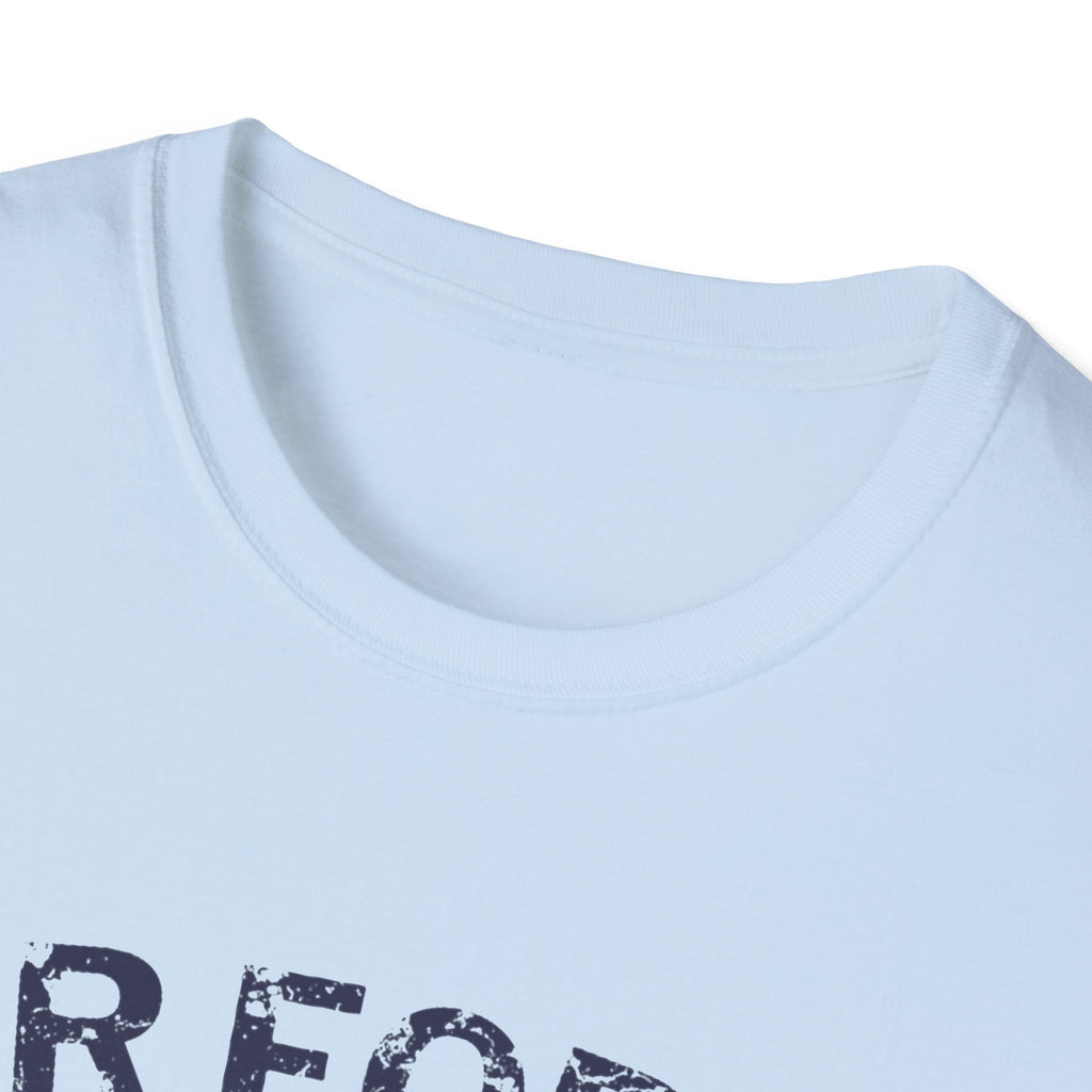 Air Force Veteran Distressed Logo T-Shirt | Military Star Stripe Tee