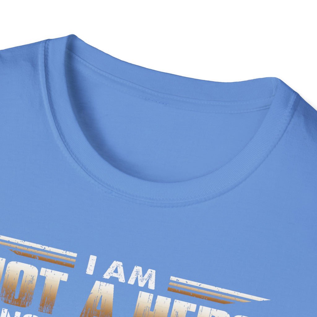 I Am Not a Hero I Am a U.S. Veteran T-Shirt | American Flag Soldier Tee