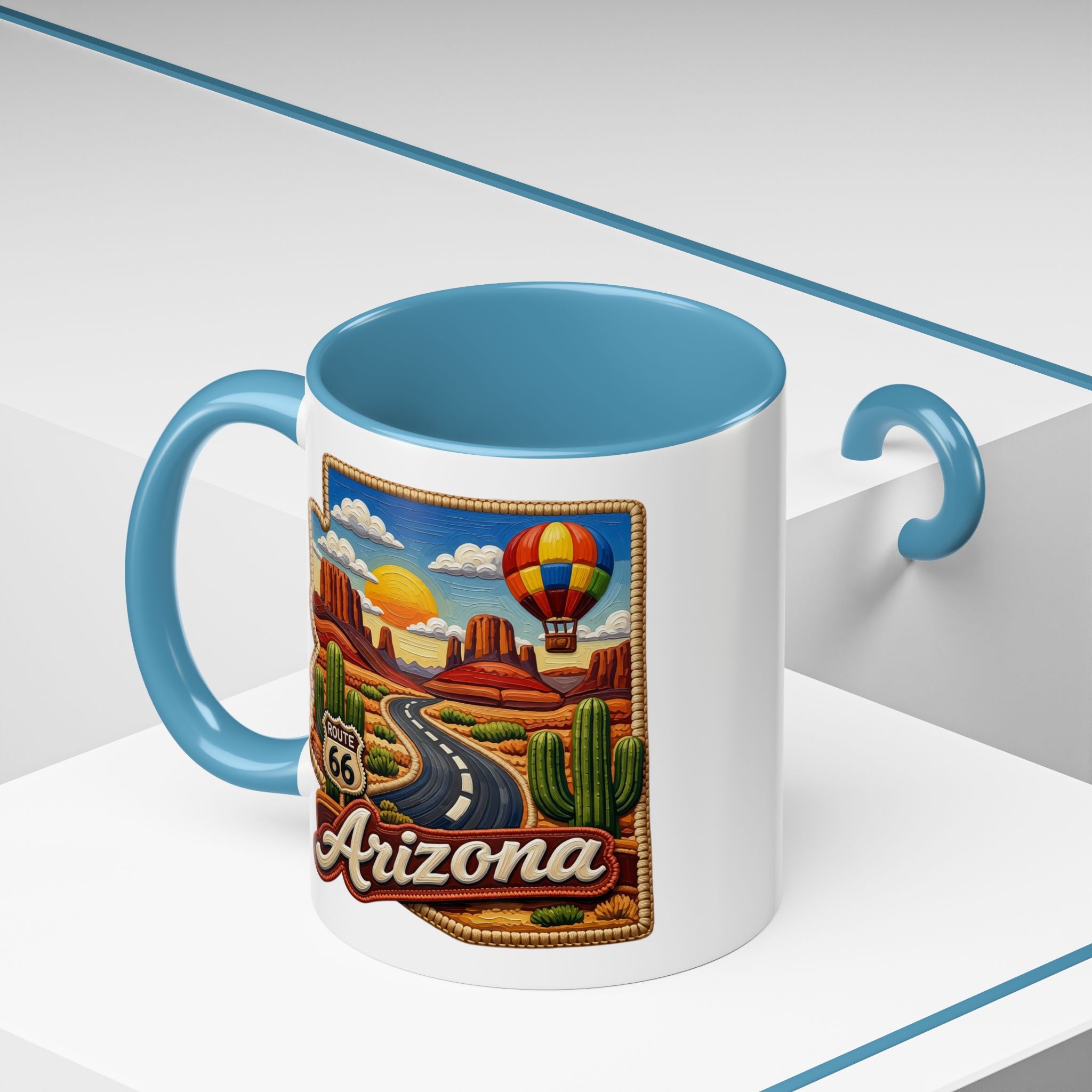Arizona Route 66 Desert Scenic Mug | Accent Coffee Mug