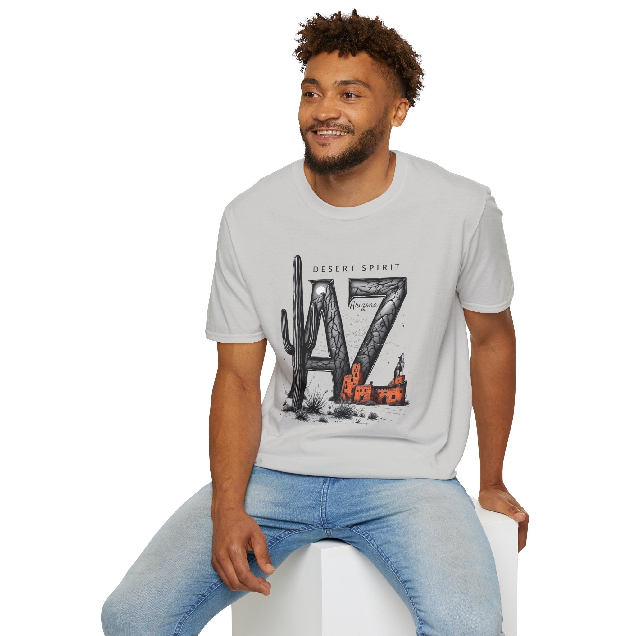 Arizona Desert Spirit T-Shirt | AZ Cactus Southwest Illustration