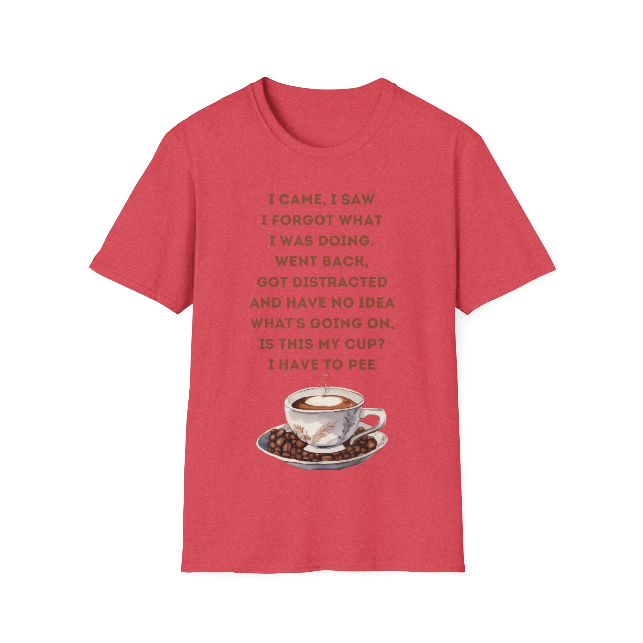 Funny Coffee Quote T-Shirt for Coffee Lovers, Humor Tee, Gift for Him/Her, Perfect for Birthdays, Housewarming, Casual Wear